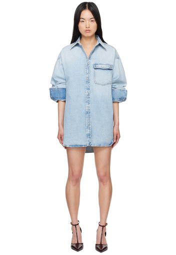 Sportmax Blue Targa Denim Shirt