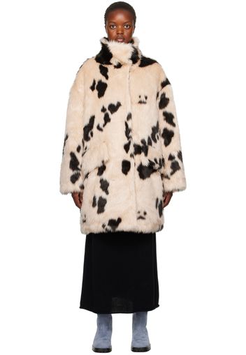 Stand Studio Beige Doona Faux-Fur Coat