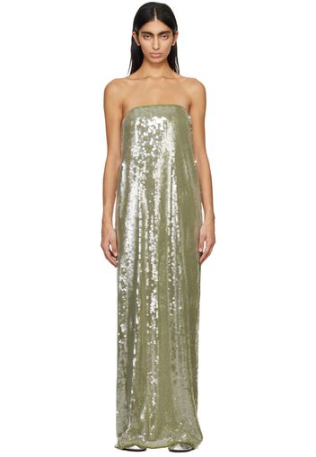 Staud Green Casey Maxi Dress