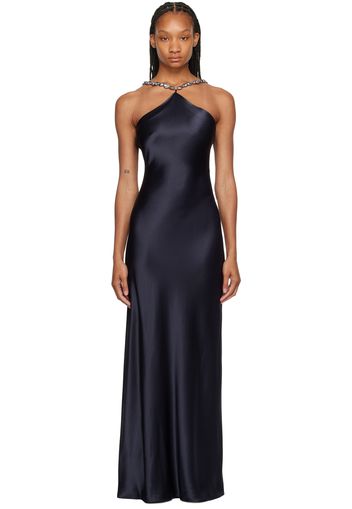 Staud Navy Cadence Maxi Dress