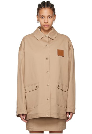 Staud Khaki Estero Jacket