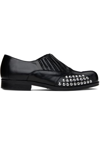 Stefan Cooke Black Studded Loafers