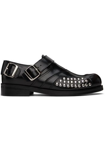 Stefan Cooke Black Stud Panel Biker Monkstraps