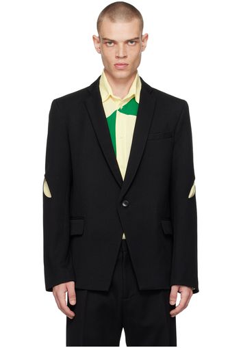 Stefan Cooke Black Slashed Blazer