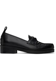 Stefan Cooke Black Leather Loafers