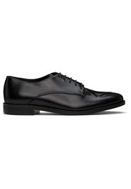 Stefan Cooke Black Slashed Oxfords