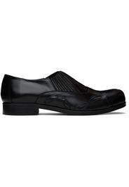 Stefan Cooke Black Slashed Loafers