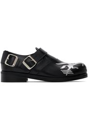 Stefan Cooke Black & Silver Pegasus Biker Monkstraps