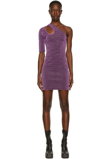 Stella McCartney Purple Darla Lurex Dress