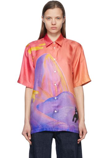 Stella McCartney Pink Fantasia Landscape Shirt