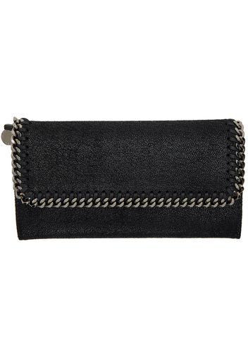 Stella McCartney Black Falabella Continental Wallet