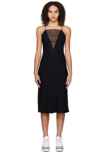 Stella McCartney Black Paneled Minidress