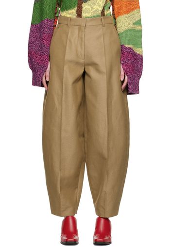 Stella McCartney Khaki Tapered Trousers