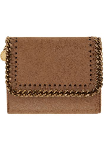 Stella McCartney Brown Falabella Small Flap Wallet