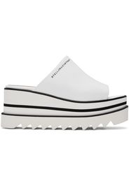 Stella McCartney White Sneak-Elyse Platform Mules