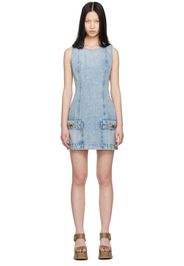 Stella McCartney Blue Faded Denim Minidress