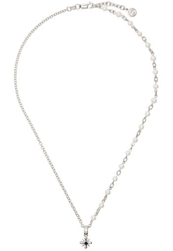 Stolen Girlfriends Club Silver Star Crossed Necklace