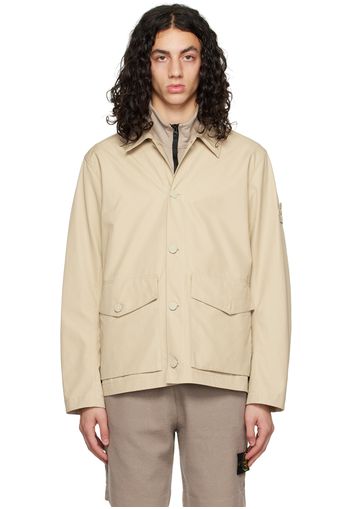 Stone Island Beige Monochromatic Jacket