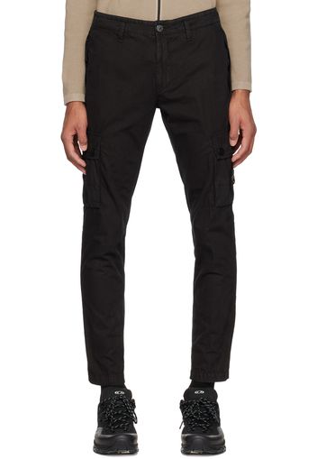 Stone Island Black Patch Cargo Pants