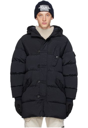 Stone Island Black Macro Down Jacket