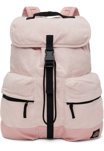 Stone Island Pink Drawstring Backpack