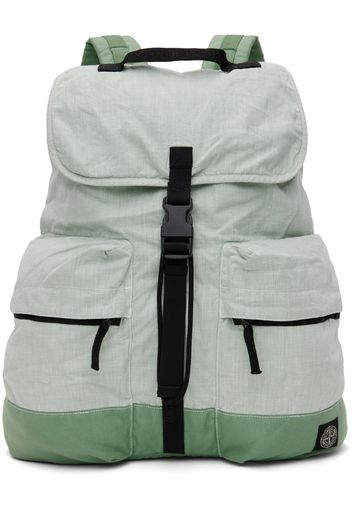 Stone Island Green Drawstring Backpack