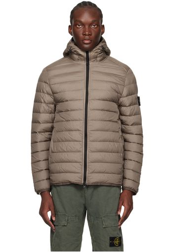 Stone Island Gray Patch Down Jacket