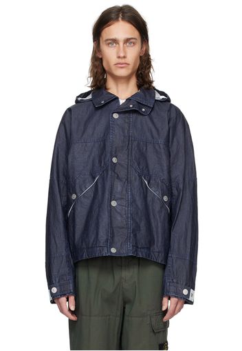 Stone Island Navy Detachable Hood Jacket