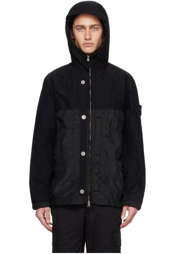 Stone Island Black Hooded Jacket