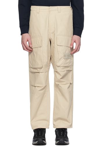 Stone Island Beige Patch Cargo Pants