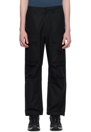 Stone Island Black Patch Cargo Pants