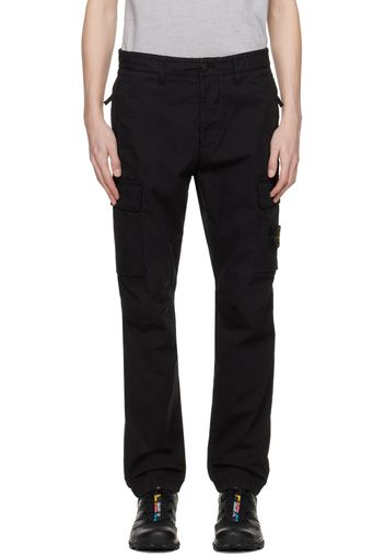 Stone Island Black Patch Cargo Pants