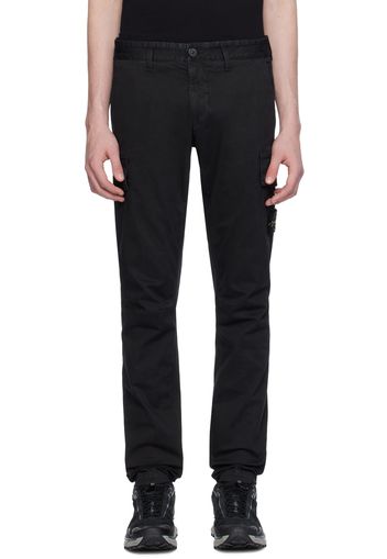 Stone Island Black Patch Cargo Pants