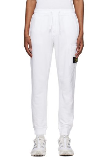 Stone Island White Patch Sweatpants