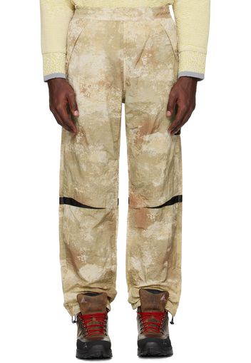 Stone Island Beige Printed Trousers