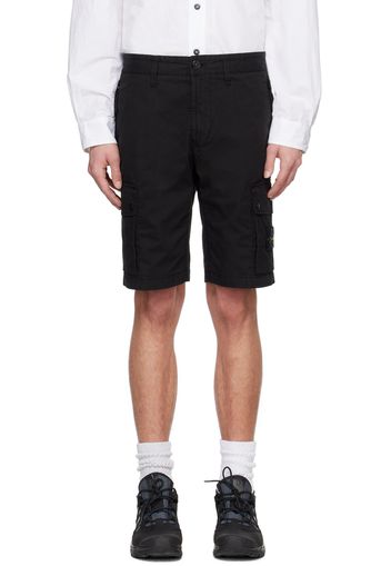 Stone Island Black Patch Shorts