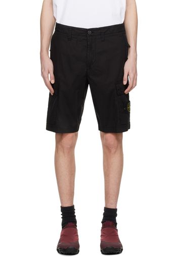 Stone Island Black Patch Shorts