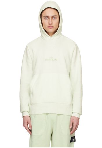 Stone Island Green Embroidered Hoodie