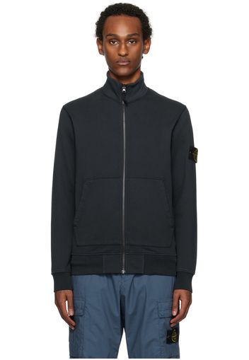 Stone Island Navy Zip Sweater