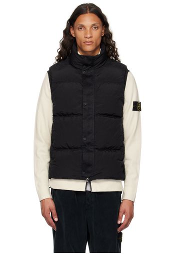 Stone Island Black Nylon Metal Down Vest