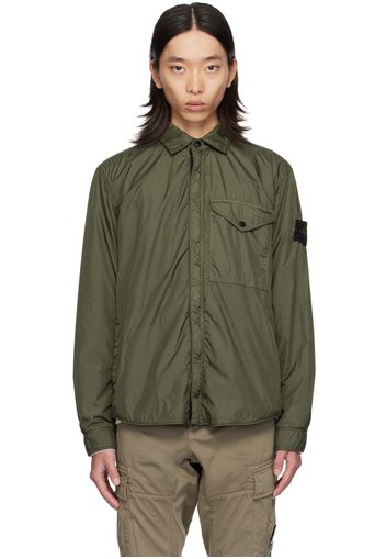 Stone Island Khaki Wind-Resistant Jacket