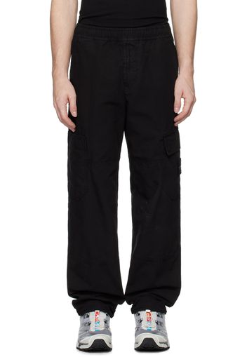 Stone Island Black Relaxed-Fit Cargo Pants