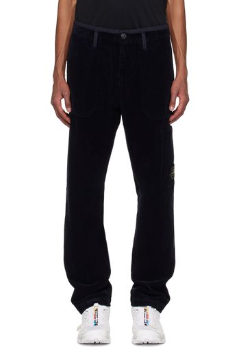 Stone Island Navy Corduroy 800 Trousers