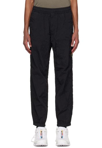 Stone Island Black Nylon Metal Sweatpants