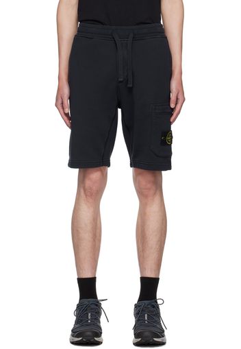 Stone Island Navy Regular Fit Shorts