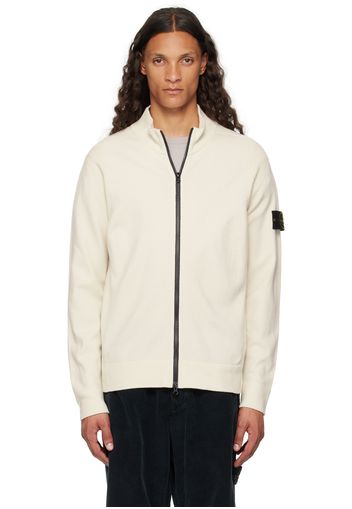 Stone Island Off-White Wool Sweater