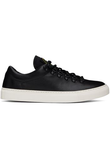 Stone Island Black S0101 Leather Sneakers