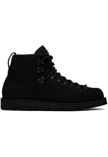 Stone Island Black S0204 Nabuk Leather Boots