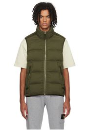 Stone Island Green Seamless Tunnel Down Vest