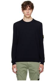 Stone Island Navy Crewneck Sweater